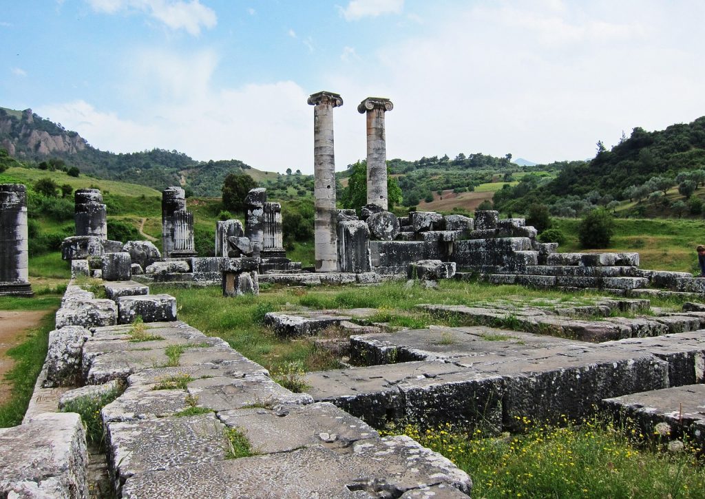 roman ruins, sardes, turkey