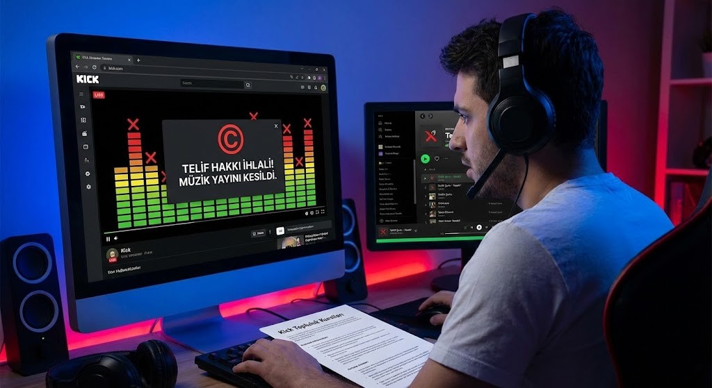 Kick Yayında Müzik Dinlemek Telifli mi Yasak mı? 4 Kick Yayında Müzik Dinlemek