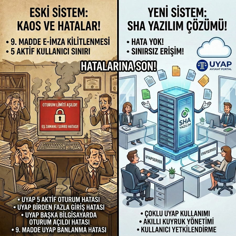 UYAP Avukat Portal 5 Aktif Oturum Hatasına Kesin Çözüm: UYAP Server 1 image